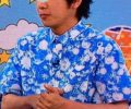 二宮和也VS嵐7月24日衣装水色シャツ