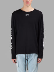 NEWSICALで小山慶一郎さん着用の私服TシャツOFF WHITE　LONG SLEEVES QUOTES T-SHIRT