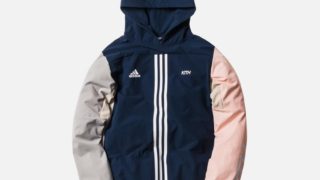 2018年初詣で嵐の相葉雅紀さんが着ていた私服ジャケットのKith x adidas Soccer Hooded Piste Jacket Flamingos