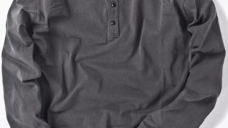二宮和也さん主演ドラマ、ブラックペアンで着用した衣装　RUSSELL ATHLETIC×SHIPS: 別注 ユーズド加工 ヘンリーネック ロングTシャツ
