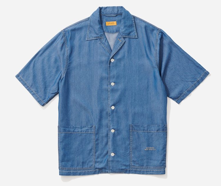 二宮和也　VS嵐　9/5　衣装　Saturdays NYC Howard Denim Short Sleeve Shirt