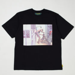 嵐　櫻井翔　私服　NETFLIX　Voyage　Lunch T-shirts PHOTO "Garden Barber" BLACK　Tシャツ