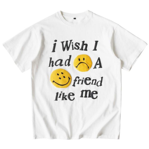 有岡大貴　ヒルナンデス　衣装　8/11　MAISON EMERALD (メゾンエメラルド) / FOAM SMILE FACE PRINT T-SHIRT　Tシャツ