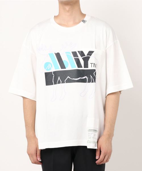 大野智　VS嵐　9/17　衣装　MAISON MIHARA YASUHIRO　ミハラヤスヒロ　カリブープリンテッドティーシャツ/Caribou printed T-shirt