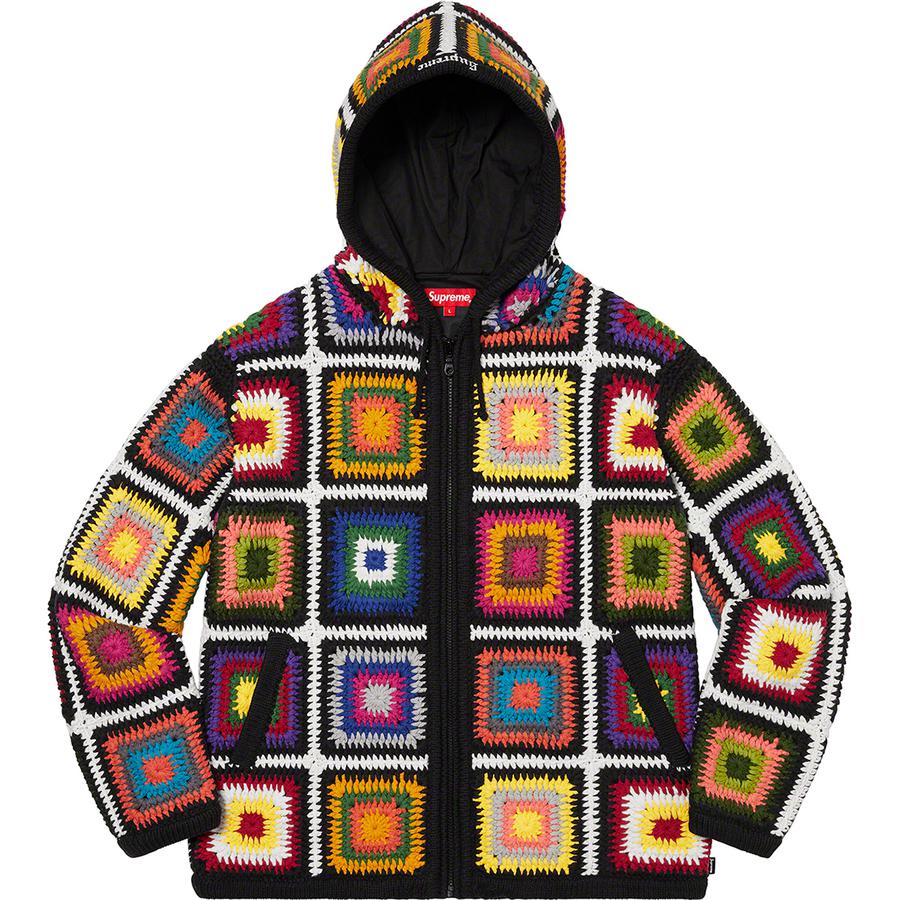 藤ヶ谷太輔　A-studio+　11/8　衣装　　Supreme　クロシェニット　パーカー　Crochet Hooded Zip Up Sweater