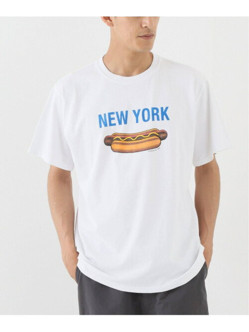 有岡大貴　ヒルナンデス　衣装　New York Hotdog T-Shirt White Tシャツ