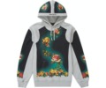 七五三掛龍也　私服　Travis Japan　Supreme x Jean Paul Gaultier　Floral Print Hooded Sweatshirt　バラ柄　花柄　パーカー