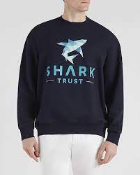 ジェシー　SixTONES　私服　Youtube　スパイクボール　 Paul & Shark Shark Trust Organic Cotton Sweatshirt in Blue