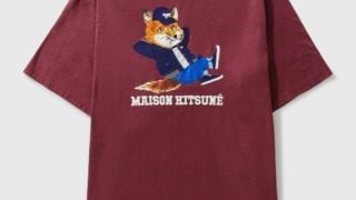 有岡大貴　衣装　ヒルナンデス　Hey!Say!JUMP 　MAISON KITSUNE 　DRESSED FOX PRINT EASY Tシャツ　メゾンキツネ