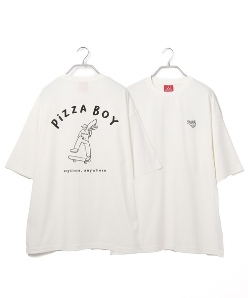 浮所飛貴　美少年　私服　　RAGEBLUE　【PIZZA-LA/ピザーラ】コラボプリントTシャツ
