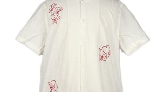 二宮和也　ニノ　嵐　衣装　JCB　夏の旅行編　SATURDAYS NYC サタデーズニューヨークシティ Canty Sz Embroidered Gauze SS Shirt　シャツ