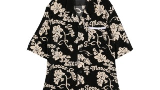 松田元太　Travis Japan　衣装　ぽかぽか　2024/6/3　Marine Serre patterned-jacquard terry-cloth shirt　シャツ