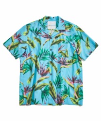 佐久間大介　Snow Man　衣装　Music Station　2024/7/19　FUMITO GANRYU 〈別注〉Watteau pleats Hawaian shirt